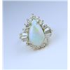 Image 3 : Sensational Australian Opal and Diamond Ring