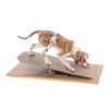 Image 1 : Vintage French Brass Dog Letter Holder.