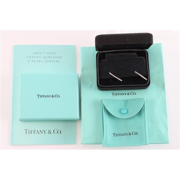 Tiffany & Co. Metro Hoop Earrings.
