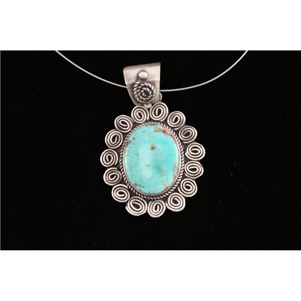 Royston Turquoise Sterling Necklace.