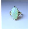 Image 1 : Luminous Fine Australian Opal and Diamond Ring