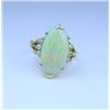 Image 2 : Luminous Fine Australian Opal and Diamond Ring