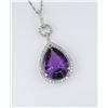 Image 2 : Sensational Fine Purple Amethyst and Diamond