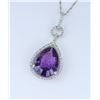 Image 3 : Sensational Fine Purple Amethyst and Diamond