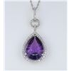 Image 4 : Sensational Fine Purple Amethyst and Diamond