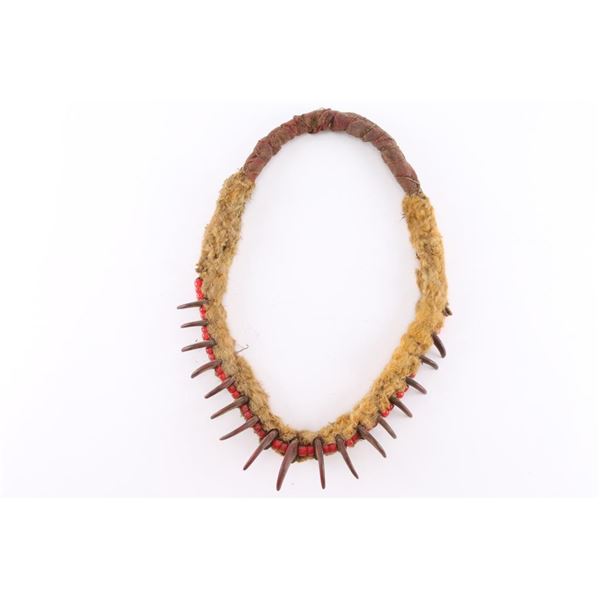 Native American Bear Claw Necklace.