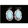 Image 1 : Campitos Turquoise Sterling Earrings.