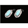 Image 3 : Campitos Turquoise Sterling Earrings.