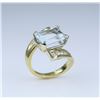 Image 2 : Dynamic Designer Aquamarine and Diamond Ring