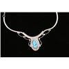Image 2 : Lot of 2 Turquoise & Sterling Necklaces.