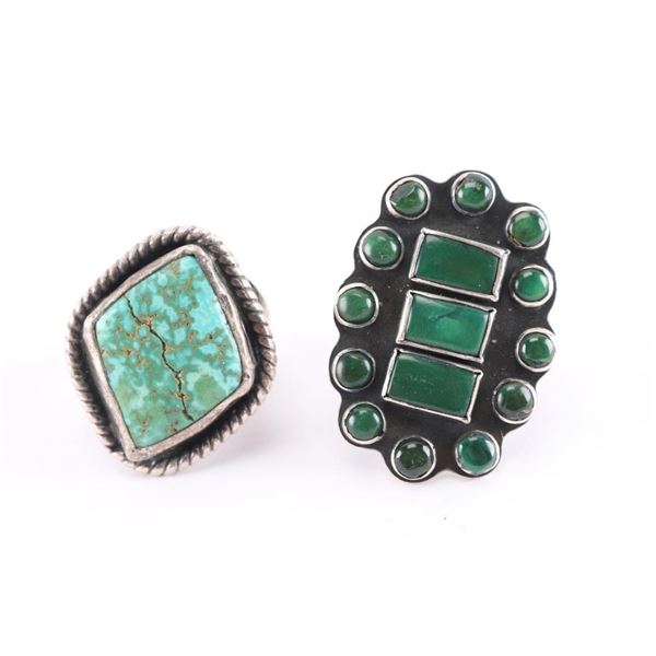 Lot of 2 Navajo Rings.
