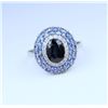 Image 3 : Beautiful Blue Sapphire and Diamond Ring