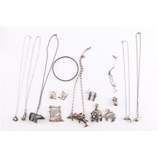 Silver Jewelry Lot.