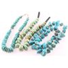 Image 2 : Lot of 3 Turquoise Beaded Necklaces