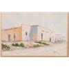 Image 2 : Original Watercolor of Adobe House.