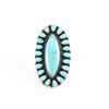 Image 1 : Large Turquoise Ring