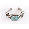 Image 3 : 3 Large Stone Turquoise Cuff.