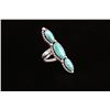 Image 2 : Blue Ridge Turquoise & Sterling Ring.