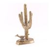 Image 1 : Desktop Brass Saguaro Sculpture.