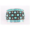 Image 1 : Zuni Turquoise & Sterling Cuff.