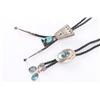 Image 2 : Lot of 2 Turquoise Bolo Ties.