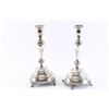 Image 2 : Antique Sterling Candle Holders.