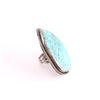 Image 2 : Navajo Turquoise Leaf Ring