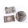 Image 2 : Lot of 3 Navajo Belt Buckles