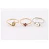 Image 1 : Lot of 3 Petite Girl's Rings.