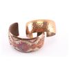 Image 3 : Lot of Two Copper Cuffs.