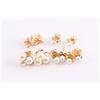 Image 2 : Lot of 5 Sets of Pearl Earrings.