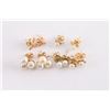 Image 3 : Lot of 5 Sets of Pearl Earrings.