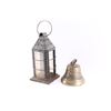 Image 4 : Brass Bell and Glass & Tin Lantern.