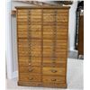 Image 1 : Antique Oak Document Cabinet.