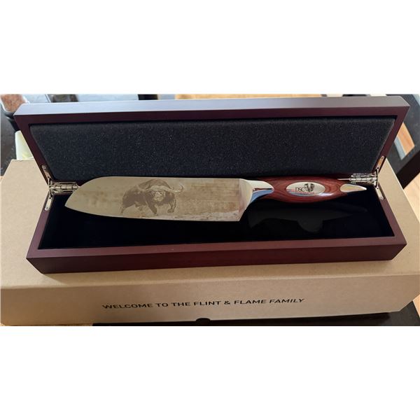 Flint and Flame Cape Buffalo Knife