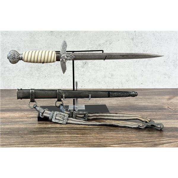 WW2 German 2nd Model Luftwaffe Dagger Damascus