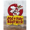 Image 1 : Porcelain Dog N Suds Root Beer Sign