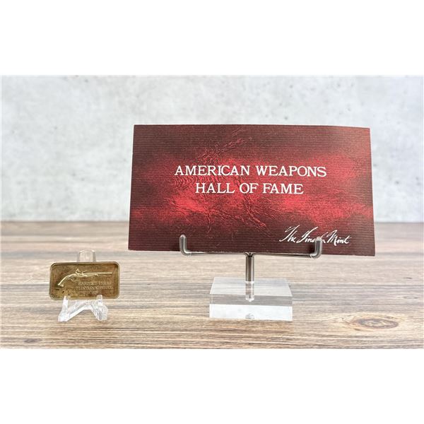 Lincoln Mint Harper's Ferry Pistol 1oz Silver Bar