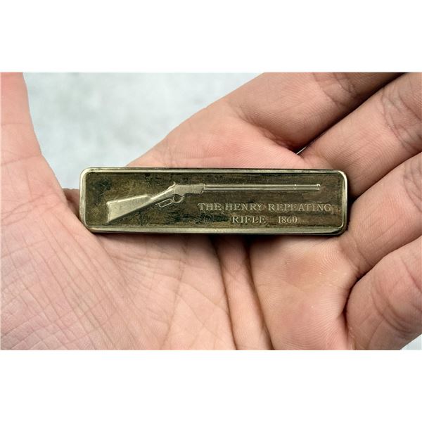 Lincoln Mint Henry Repeating Rifle 1oz Silver Bar