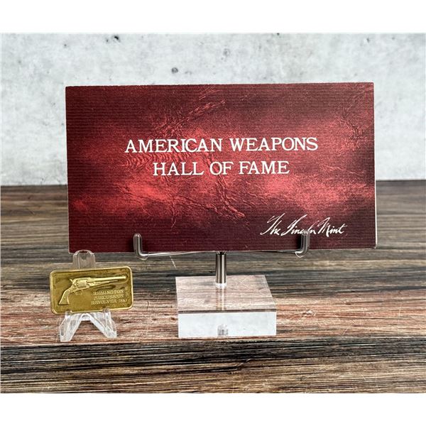 Lincoln Mint 1863 Remington Revolver 1oz Bar
