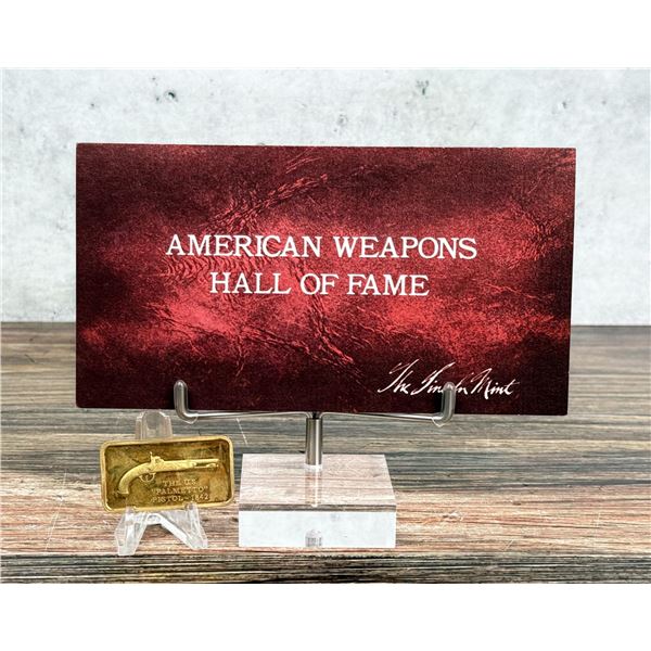 Lincoln Mint 1842 Palmetto Pistol 1oz Silver Bar