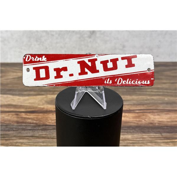 Dr. Nut Porcelain Door Push Sign