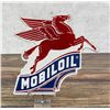 Image 1 : Porcelain Mobil Oil Pegasus Sign