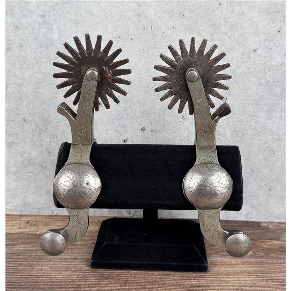 Crockett Frontier Pattern Cowboy Spurs