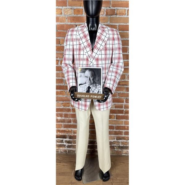 Douglas V Fowley Cowboy Actor Plaid Suit