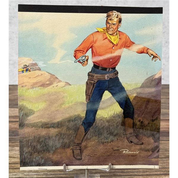 Fred Rodewald Painting Illustration Outlaw Deputy
