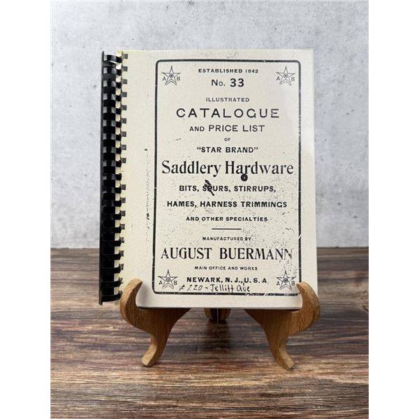 August Buermann Bit & Spur Catalog No 33