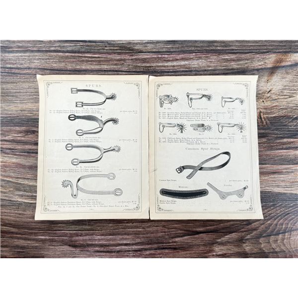 Simmons Hardware Spur Catalog Pages