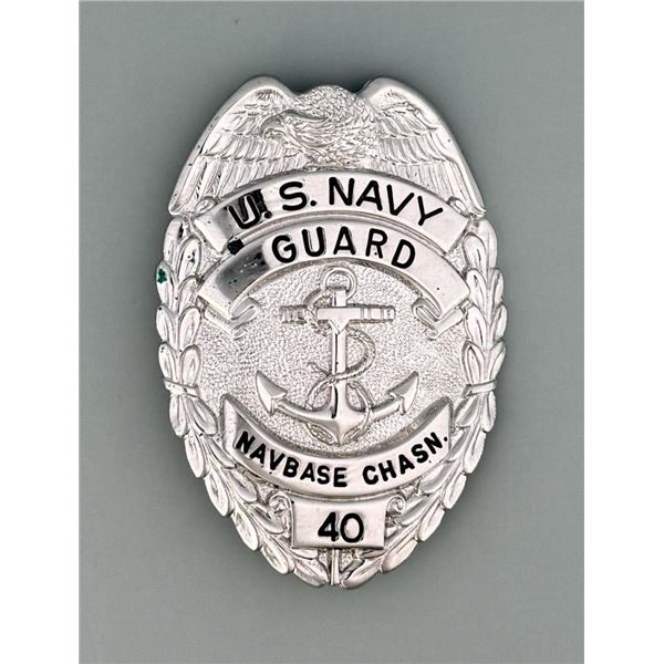 US Navy Naval Base Charleston Guard Badge