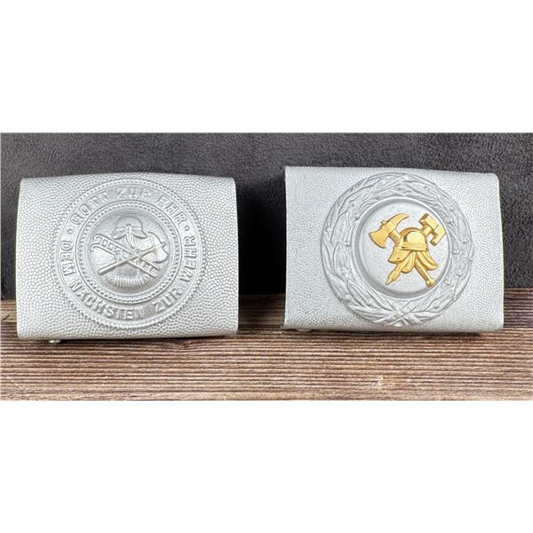 WW2 German Fire Department Belt Buckles